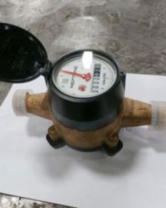 WATER METER,CUBI METERS, 5/8"X3/4",(ONE CUBIC METER=1000 LIT